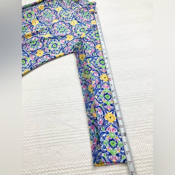 IBKUL Top Nora Print Long Sleeve Mock Neck 1/4 Zip UPF 50+, Size Small - Picture 14 of 16